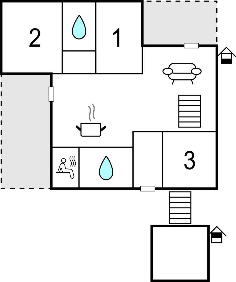 Lovely Home In Lembruch-Duemmer See With Sauna المظهر الخارجي الصورة